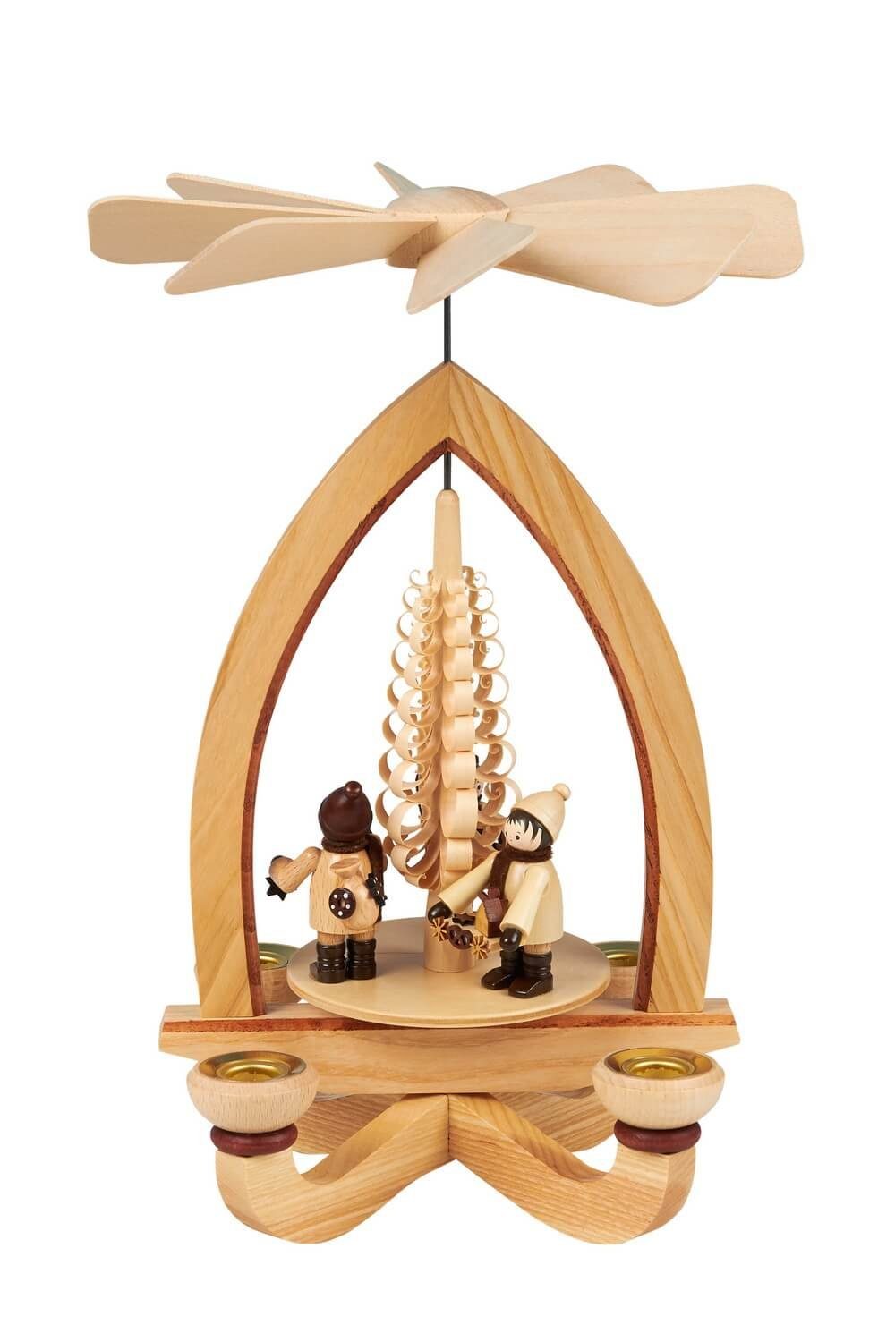 Traditionelle Heinz Lorenz Weihnachtspyramide – Erzgebirgische Handarbeit – Festliche Deko