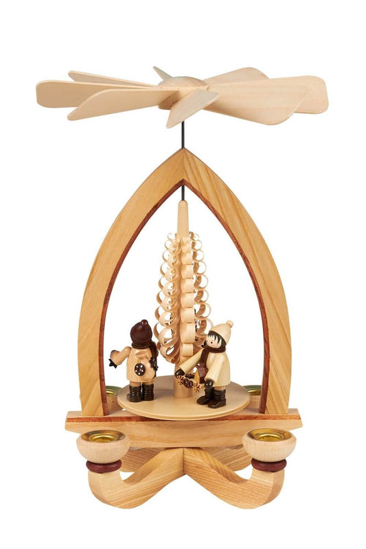 Traditionelle Heinz Lorenz Weihnachtspyramide – Erzgebirgische Handarbeit – Festliche Deko